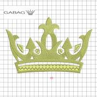 Дизайн вышивки корона №3