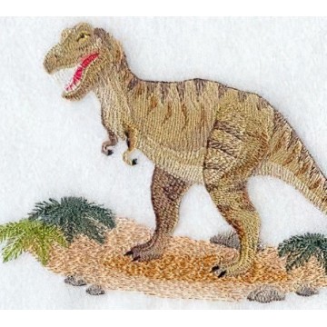 Схема вышивки динозавр