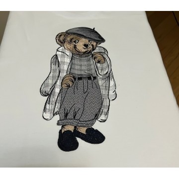 Дизайн схемы вышивки медведь