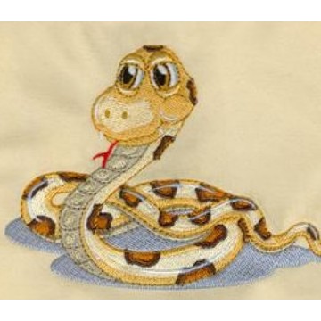Вышивка змея