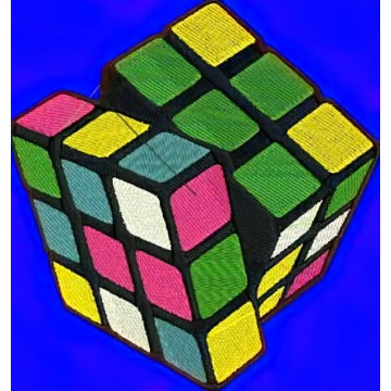 Дизайн вышивки кубик рубик