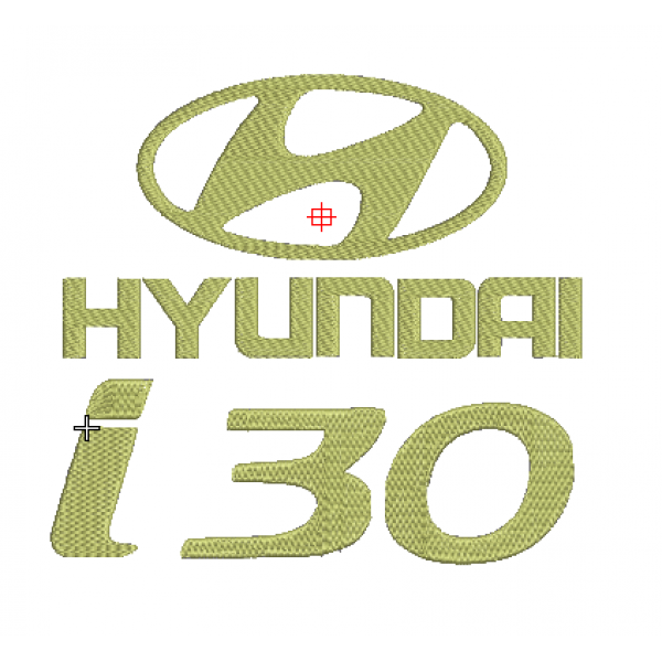 Дизайн вышивки Hyundai 