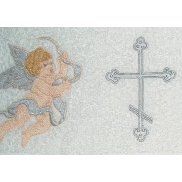 Дизайн вышивки крести и ангел